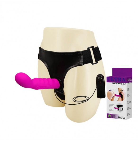 BAILE - Ultra Harness Female Vibrators Strap-On (L:15.5cm - D:3.7cm)